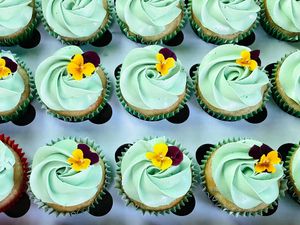  at The Iced Vegan Wedding Cake in Mundford