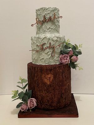  at The Iced Vegan Wedding Cake in Mundford