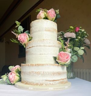  at The Iced Vegan Wedding Cake in Mundford