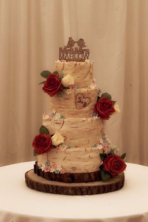  at The Iced Vegan Wedding Cake in Mundford