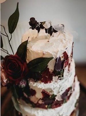  at The Iced Vegan Wedding Cake in Mundford