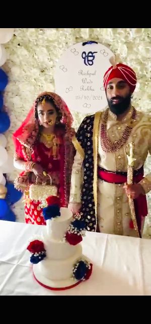  at The Iced Vegan Wedding Cake in Mundford