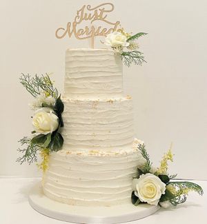  at The Iced Vegan Wedding Cake in Mundford