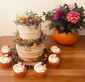  at The Iced Vegan Wedding Cake in Mundford