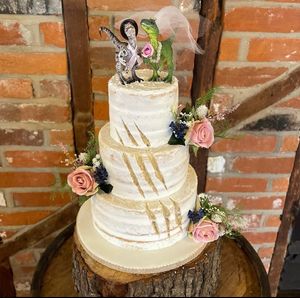  at The Iced Vegan Wedding Cake in Mundford