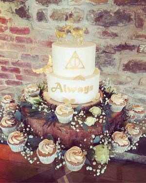  at The Iced Vegan Wedding Cake in Mundford