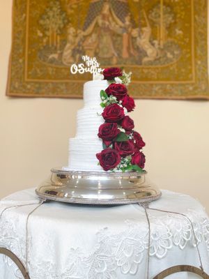  at The Iced Vegan Wedding Cake in Mundford