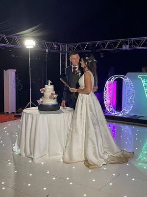  at The Iced Vegan Wedding Cake in Mundford