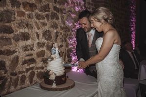  at The Iced Vegan Wedding Cake in Mundford