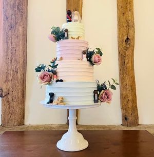  at The Iced Vegan Wedding Cake in Mundford