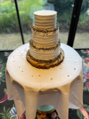  at The Iced Vegan Wedding Cake in Mundford