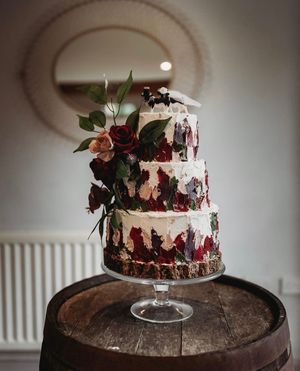  at The Iced Vegan Wedding Cake in Mundford