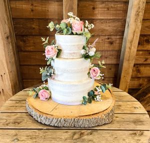  at The Iced Vegan Wedding Cake in Mundford