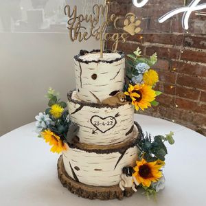  at The Iced Vegan Wedding Cake in Mundford