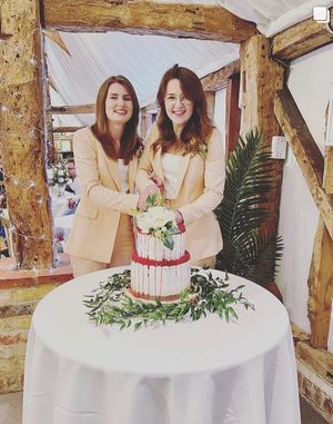  at The Iced Vegan Wedding Cake in Mundford