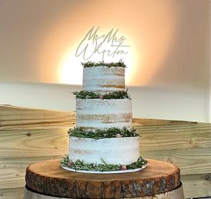  at The Iced Vegan Wedding Cake in Mundford