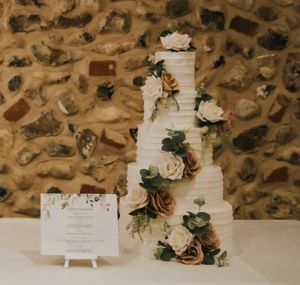  at The Iced Vegan Wedding Cake in Mundford