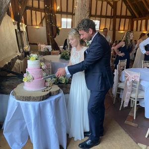  at The Iced Vegan Wedding Cake in Mundford