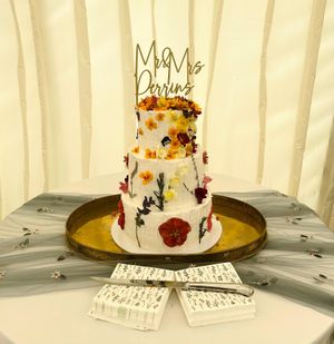  at The Iced Vegan Wedding Cake in Mundford