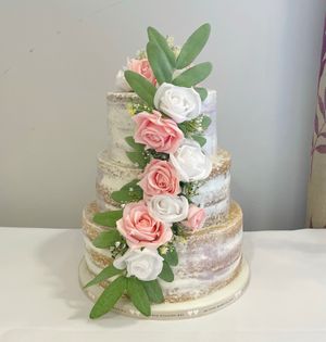  at The Iced Vegan Wedding Cake in Mundford