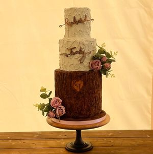  at The Iced Vegan Wedding Cake in Mundford