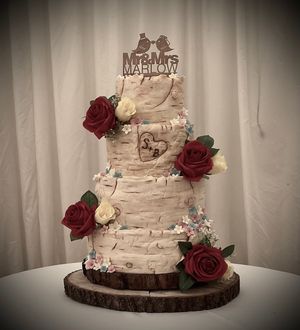  at The Iced Vegan Wedding Cake in Mundford