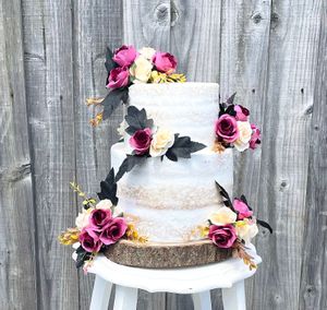  at The Iced Vegan Wedding Cake in Mundford