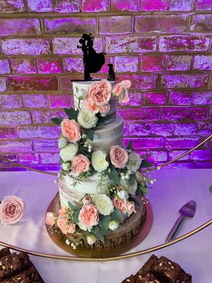  at The Iced Vegan Wedding Cake in Mundford