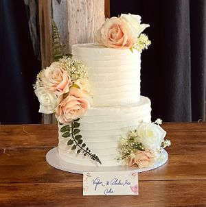  at The Iced Vegan Wedding Cake in Mundford