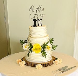  at The Iced Vegan Wedding Cake in Mundford