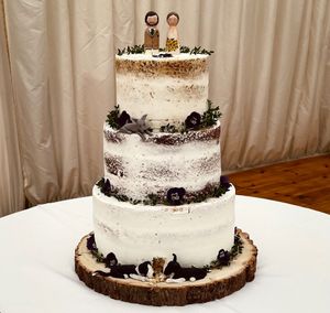  at The Iced Vegan Wedding Cake in Mundford