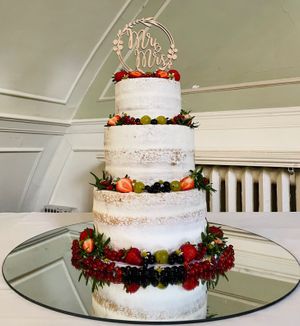  at The Iced Vegan Wedding Cake in Mundford