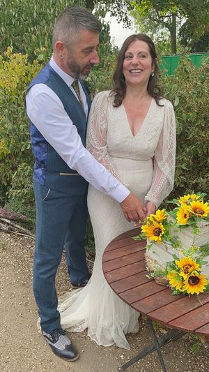  at The Iced Vegan Wedding Cake in Mundford