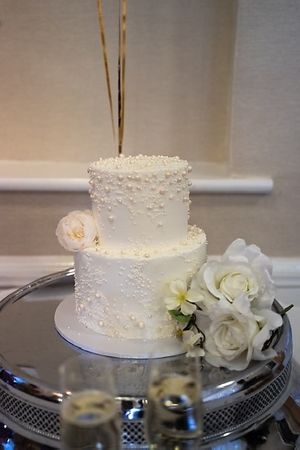  at The Iced Vegan Wedding Cake in Mundford