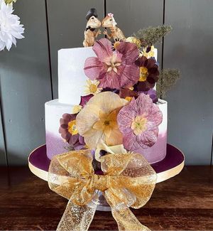  at The Iced Vegan Wedding Cake in Mundford