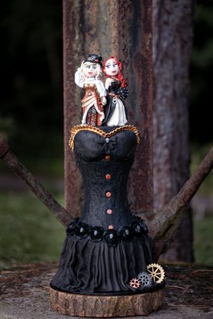  at The Iced Vegan Wedding Cake in Mundford