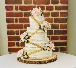  at The Iced Vegan Wedding Cake in Mundford