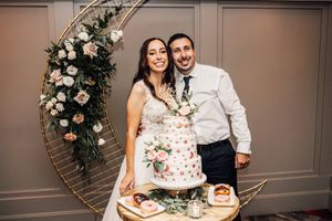  at The Iced Vegan Wedding Cake in Mundford