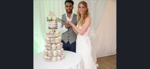  at The Iced Vegan Wedding Cake in Mundford