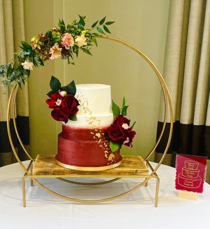  at The Iced Vegan Wedding Cake in Mundford