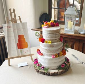  at The Iced Vegan Wedding Cake in Mundford