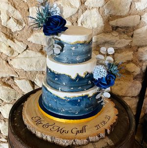  at The Iced Vegan Wedding Cake in Mundford