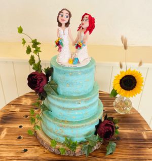  at The Iced Vegan Wedding Cake in Mundford