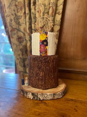  at The Iced Vegan Wedding Cake in Mundford