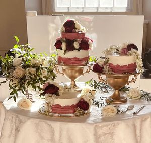  at The Iced Vegan Wedding Cake in Mundford