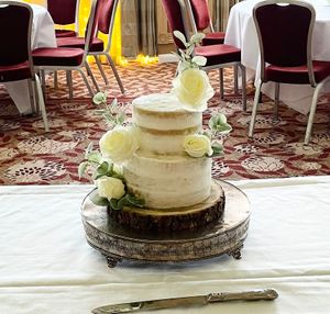  at The Iced Vegan Wedding Cake in Mundford