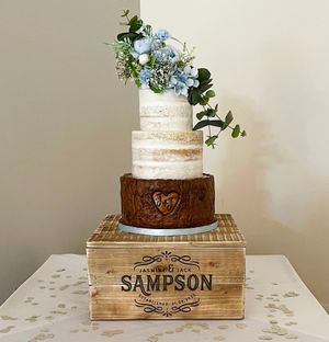  at The Iced Vegan Wedding Cake in Mundford