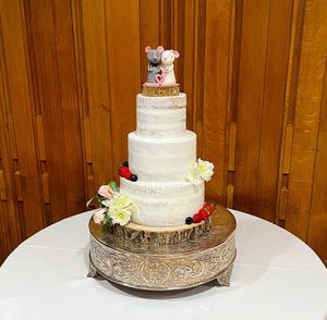  at The Iced Vegan Wedding Cake in Mundford