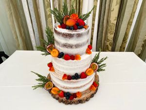  at The Iced Vegan Wedding Cake in Mundford