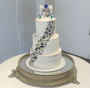  at The Iced Vegan Wedding Cake in Mundford